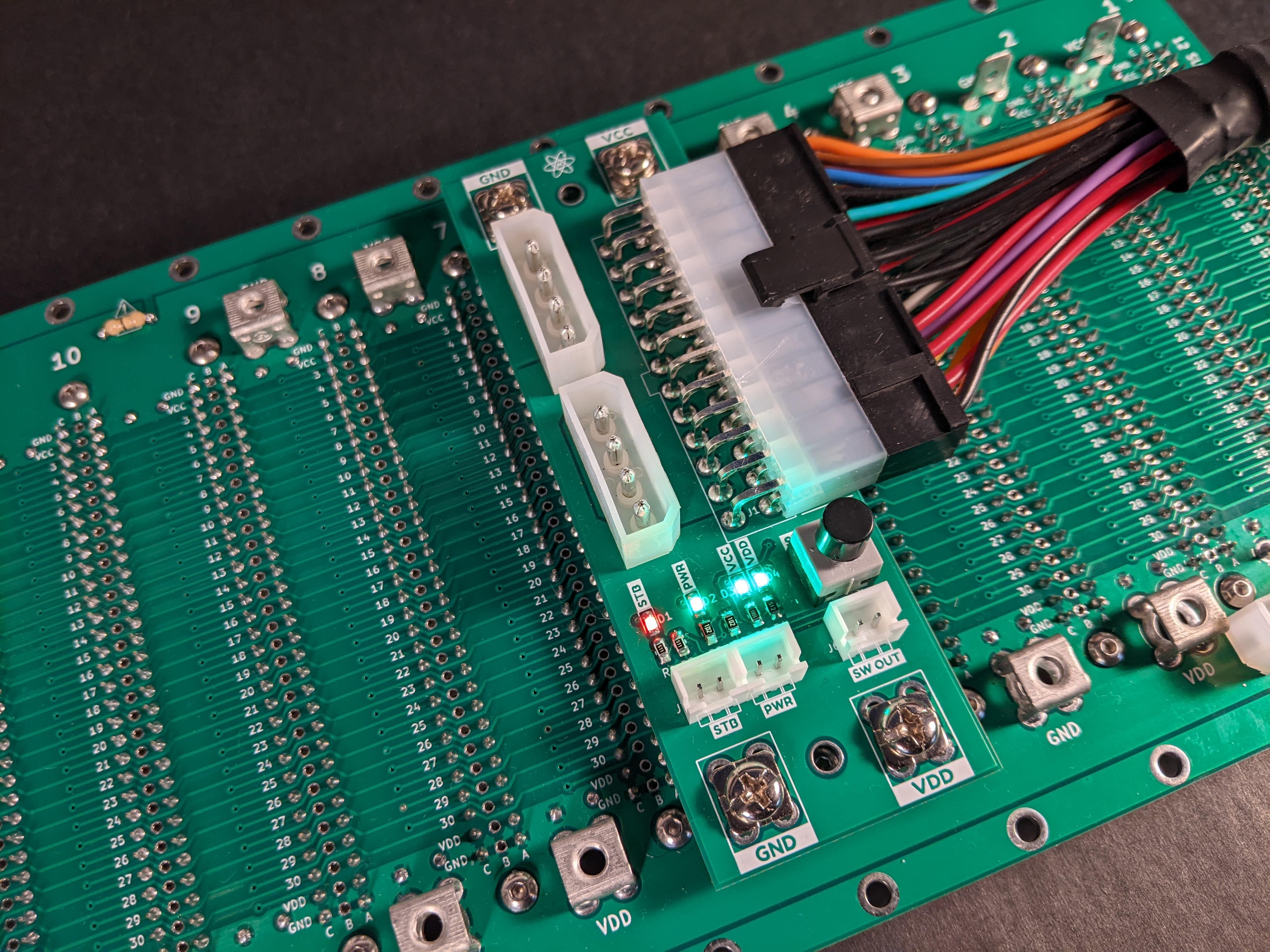 ATX PSU Piggyback for Microbus Backplane Eurocards DIN41612