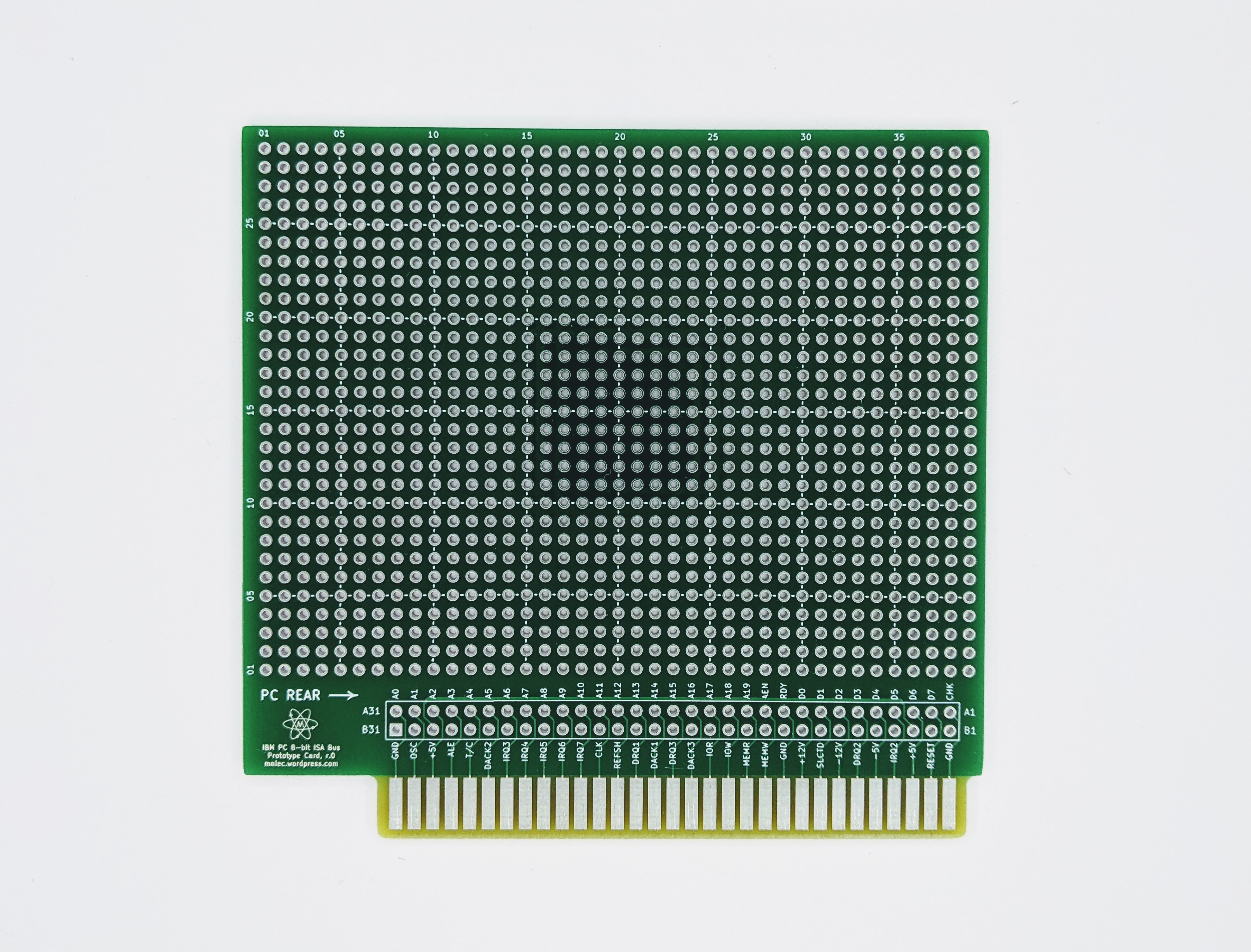 IBM PC XT8-bit ISA Prototype PCB Card mini