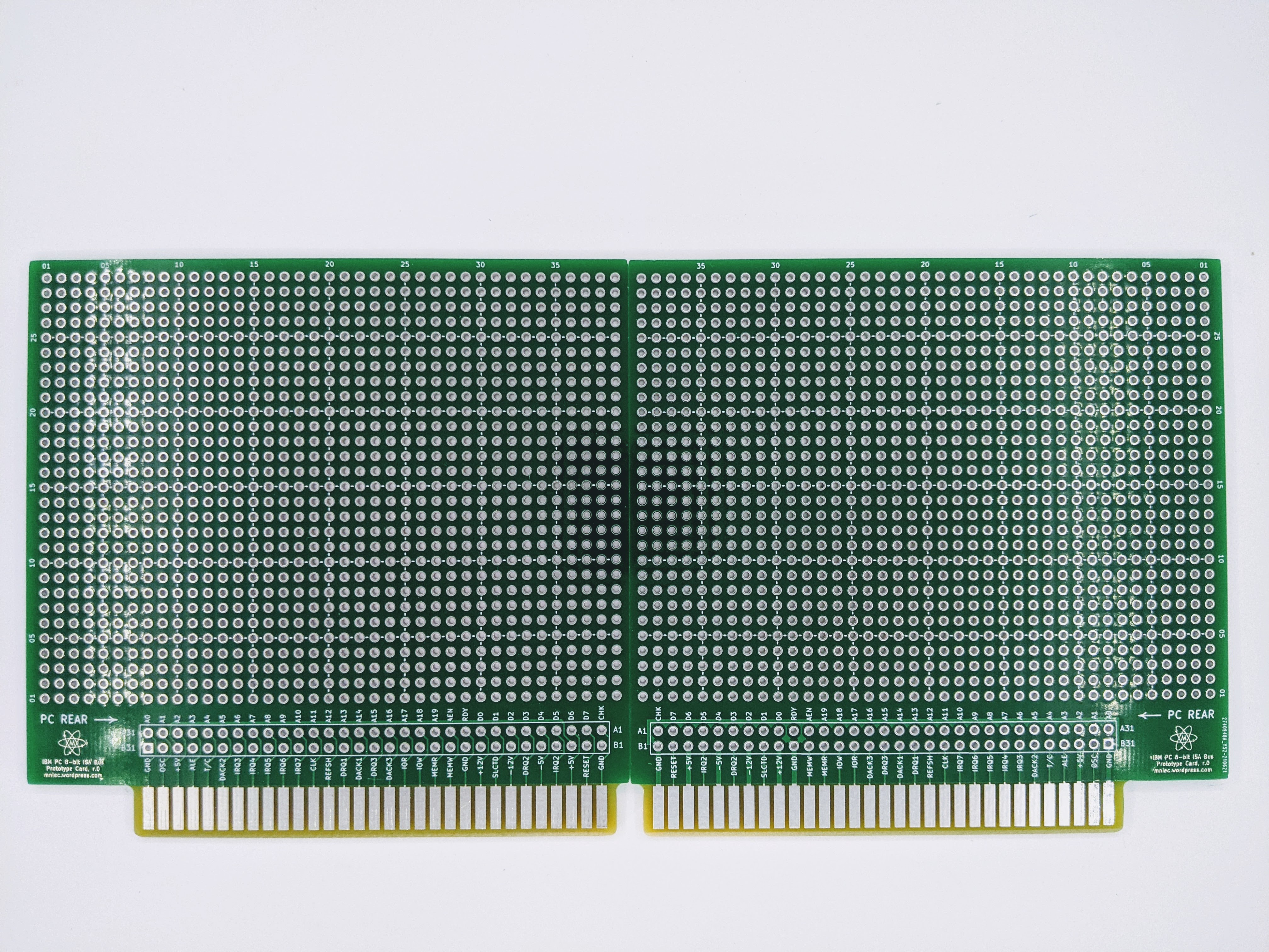 IBM PC XT8-bit ISA Prototype PCB Card mini