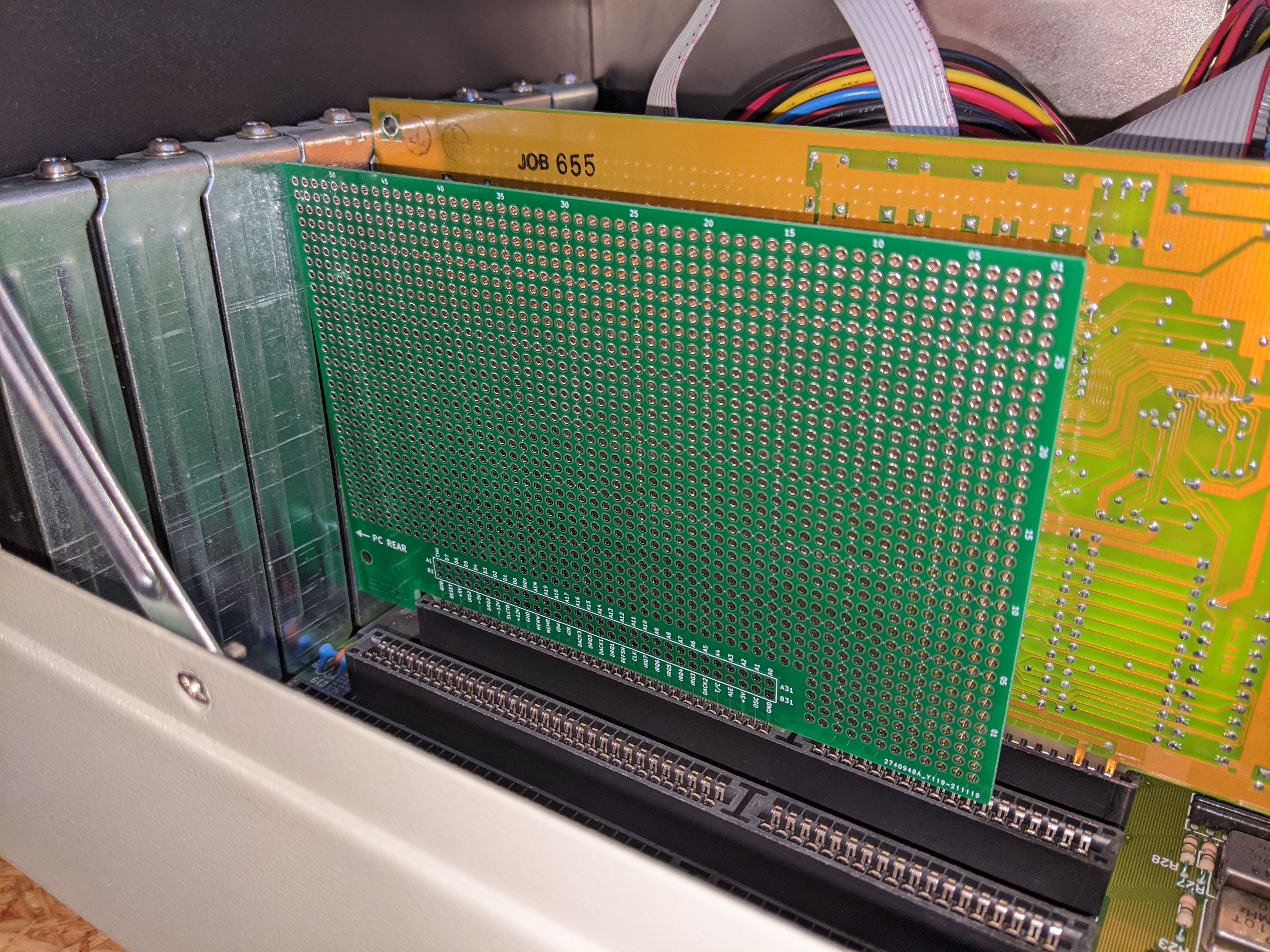 IBM PC XT8-bit ISA Prototype PCB Card XL