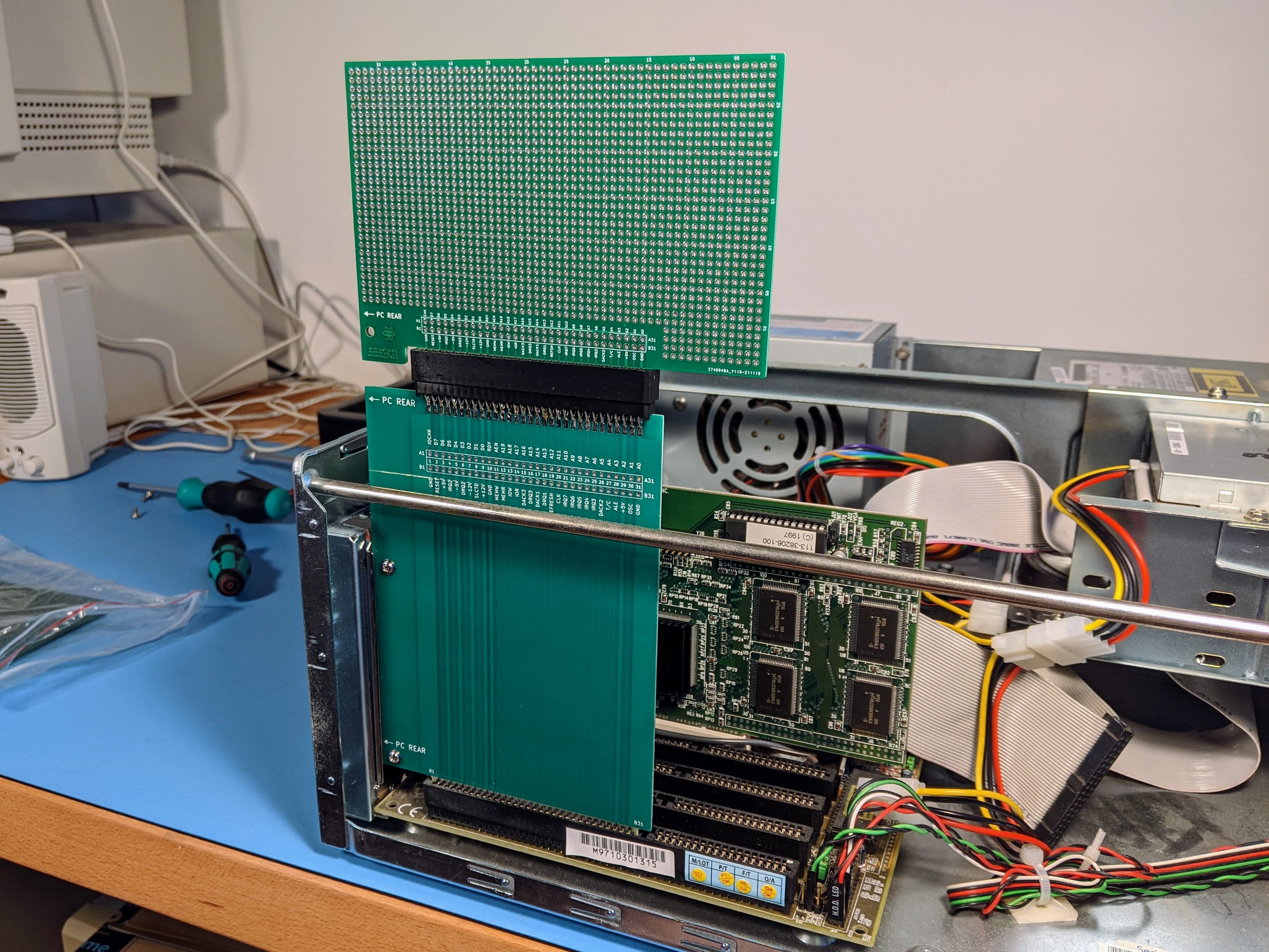 IBM PC XT8-bit ISA Prototype PCB Card XL